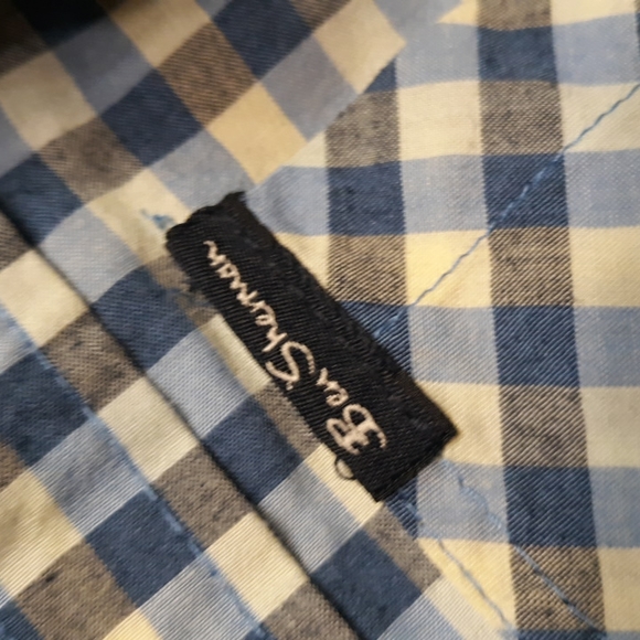 NWOT The Original BEN SHERMAN toddler boy Button Down Plaid Shirt~18mo. - Picture 11 of 13